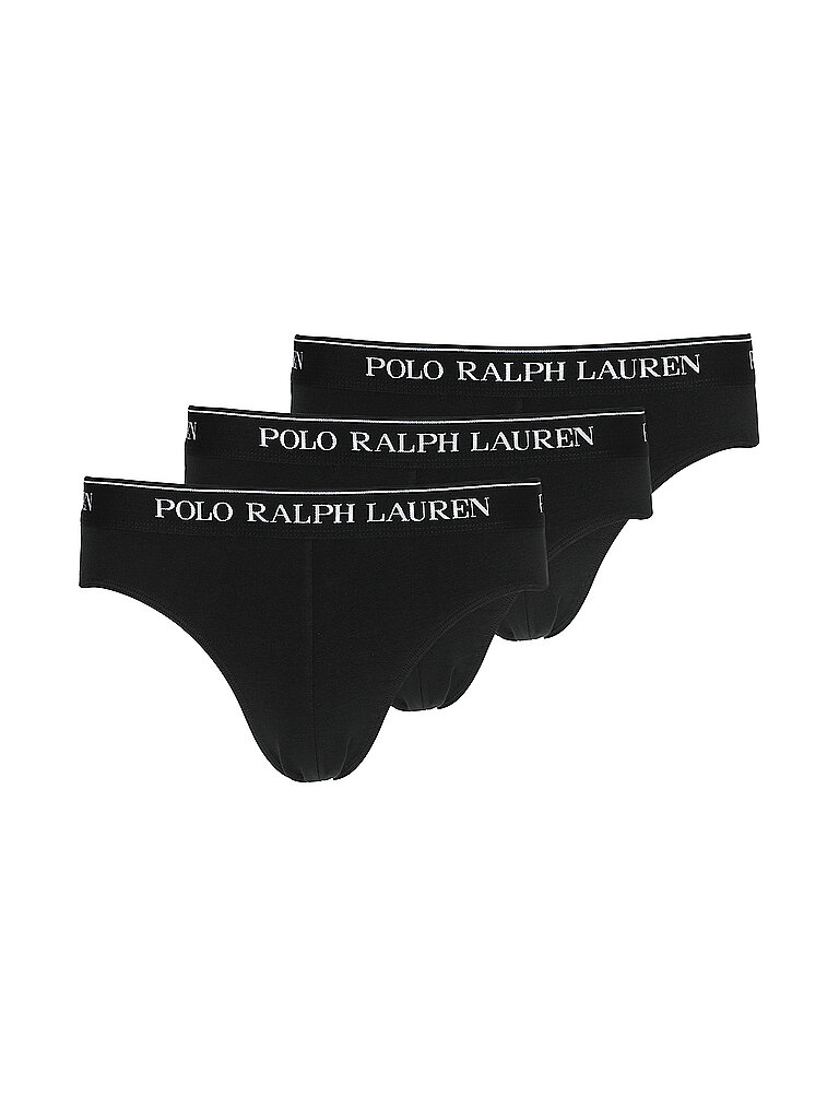 Slip lot de 3 noir noir L