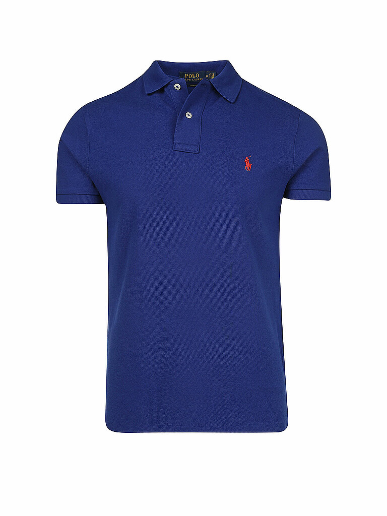 Poloshirt Slim Fit bleu M