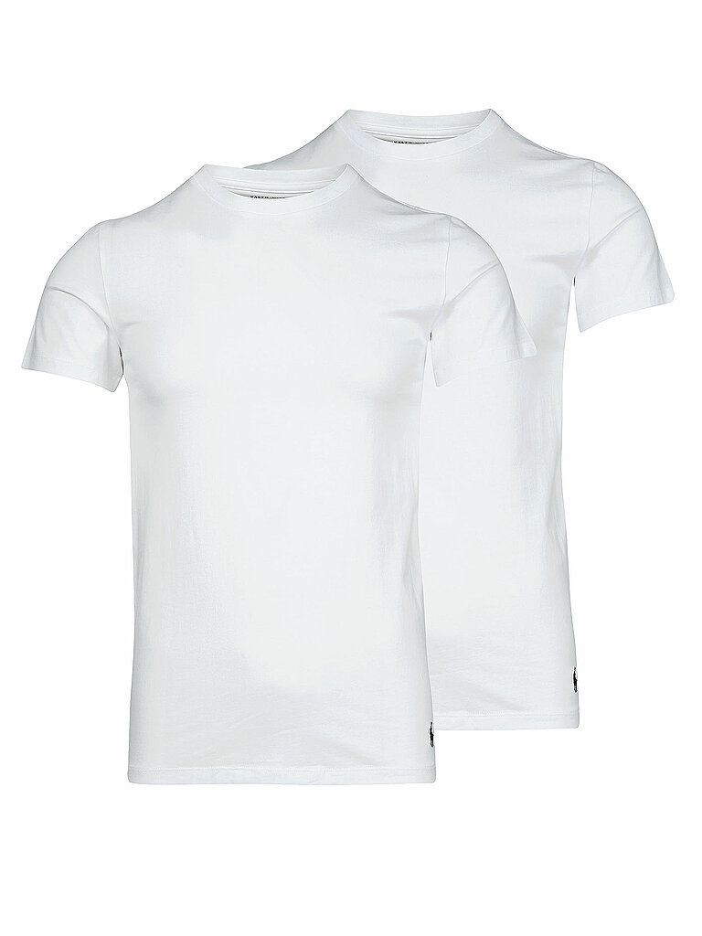 Lot de 2 maillots de corps droits griffés coton stretch - vue 3