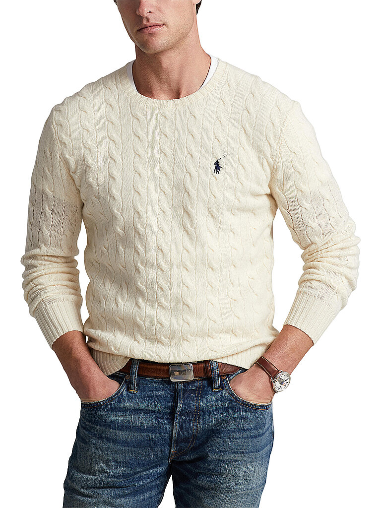POLO RALPH LAUREN Pull crème