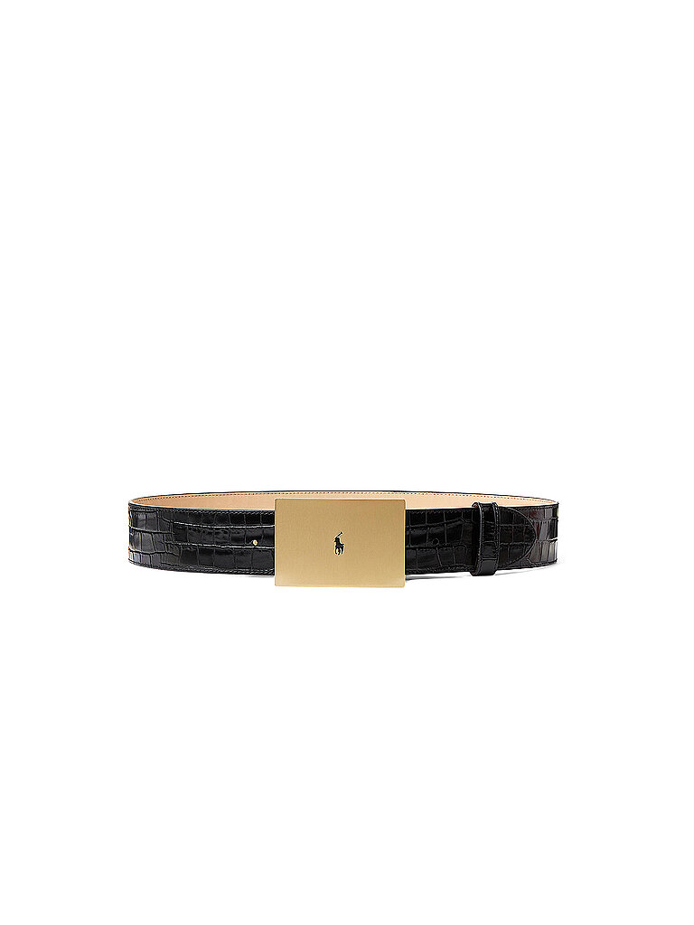 Ceinture en cuir noir XS