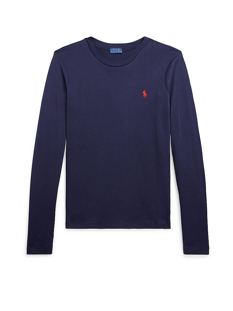 T-shirt Ă manches longues bleu marine L