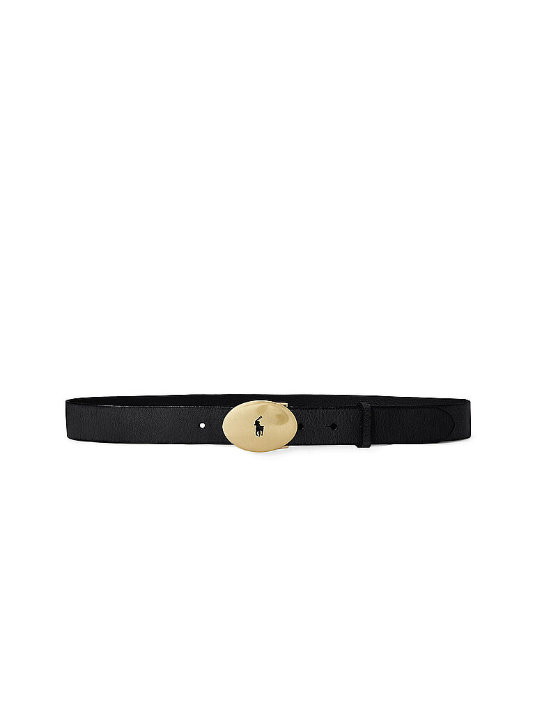 Ceinture en cuir noir XS