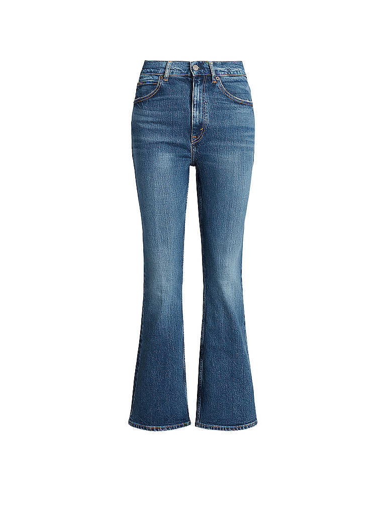 Jeans Coupe Évasée 7/8 bleu 31
