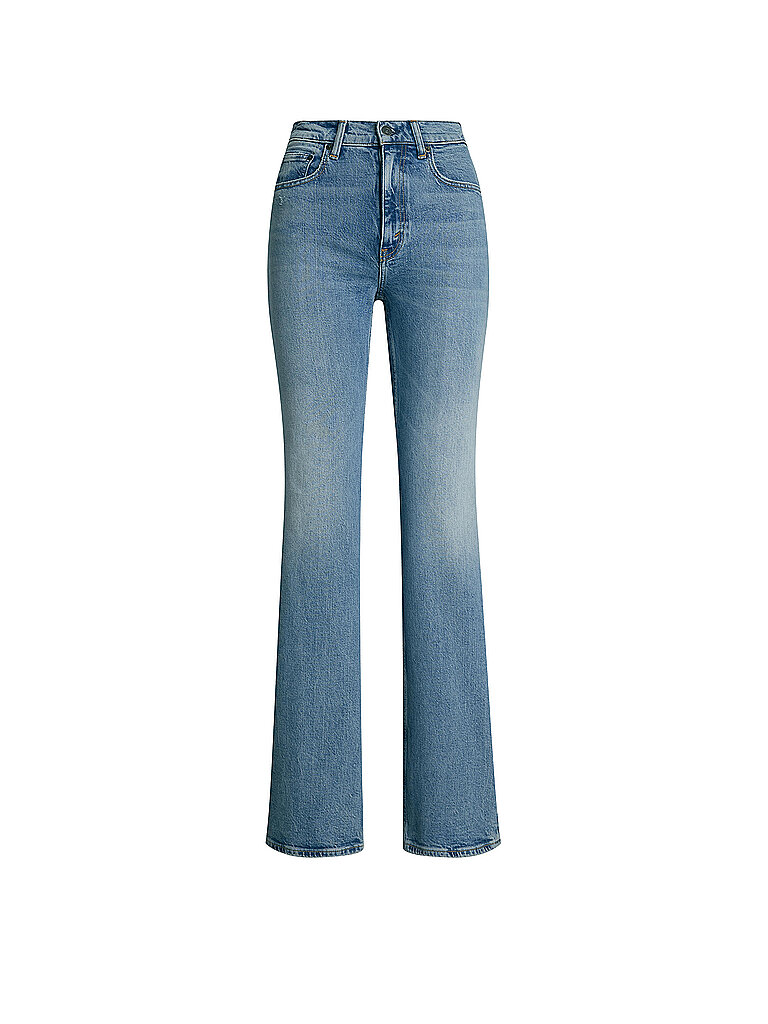 Jeans Coupe Évasée bleu 28
