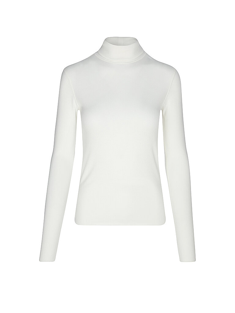Pull à col roulé blanc XL