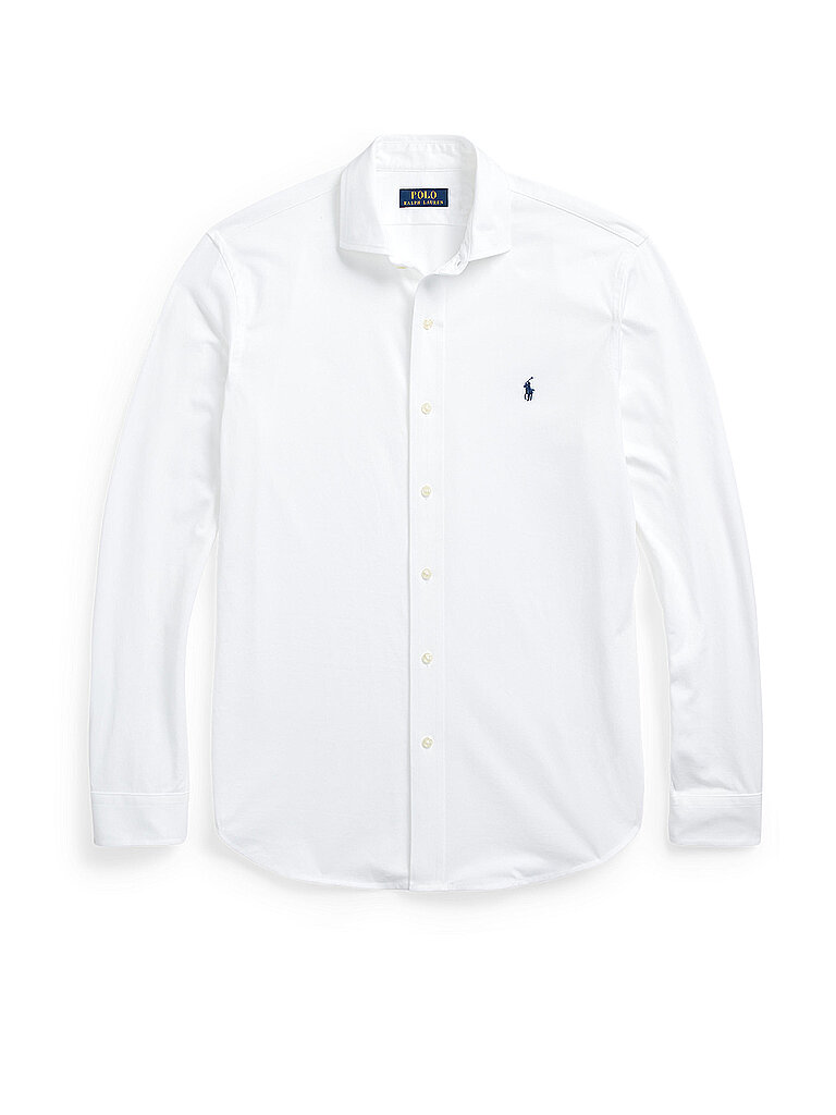 Chemise en jersey coupe slim blanc XL