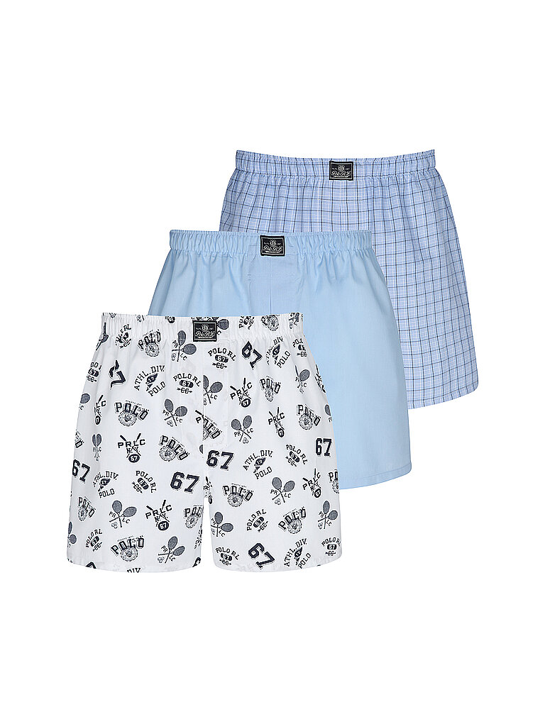 POLO RALPH LAUREN Boxershorts lot de 3 bleu bleu | M