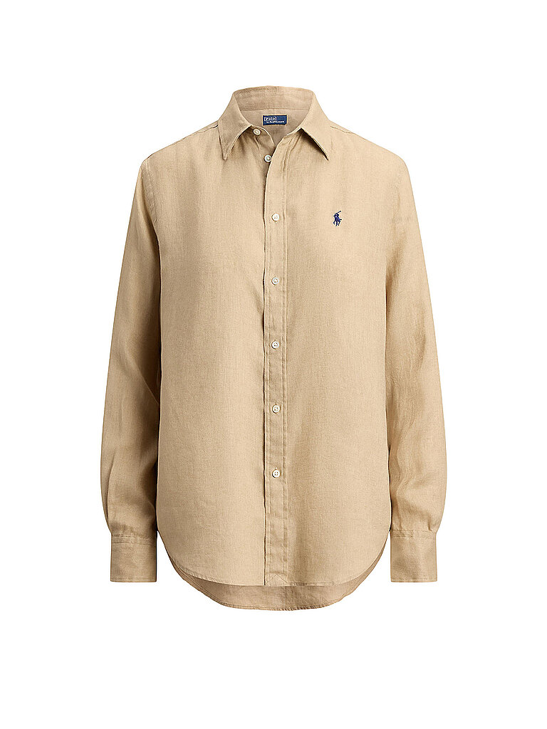Blouse en lin beige S