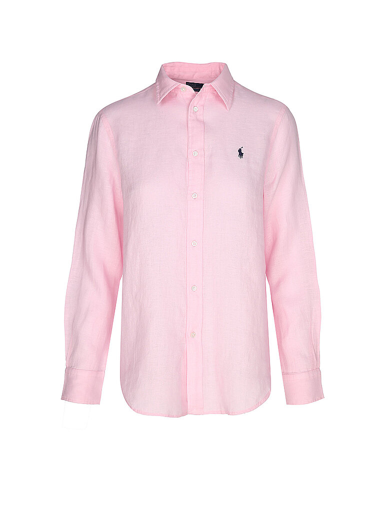 Blouse en lin rose XS