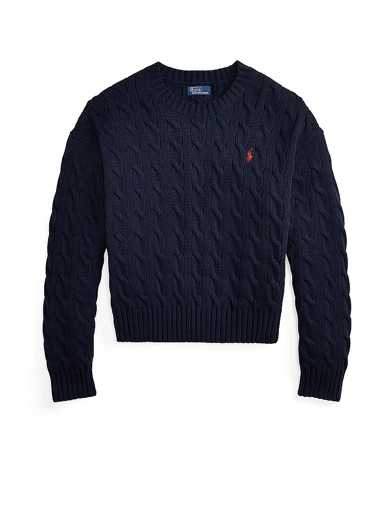 Pull-over bleu marine L