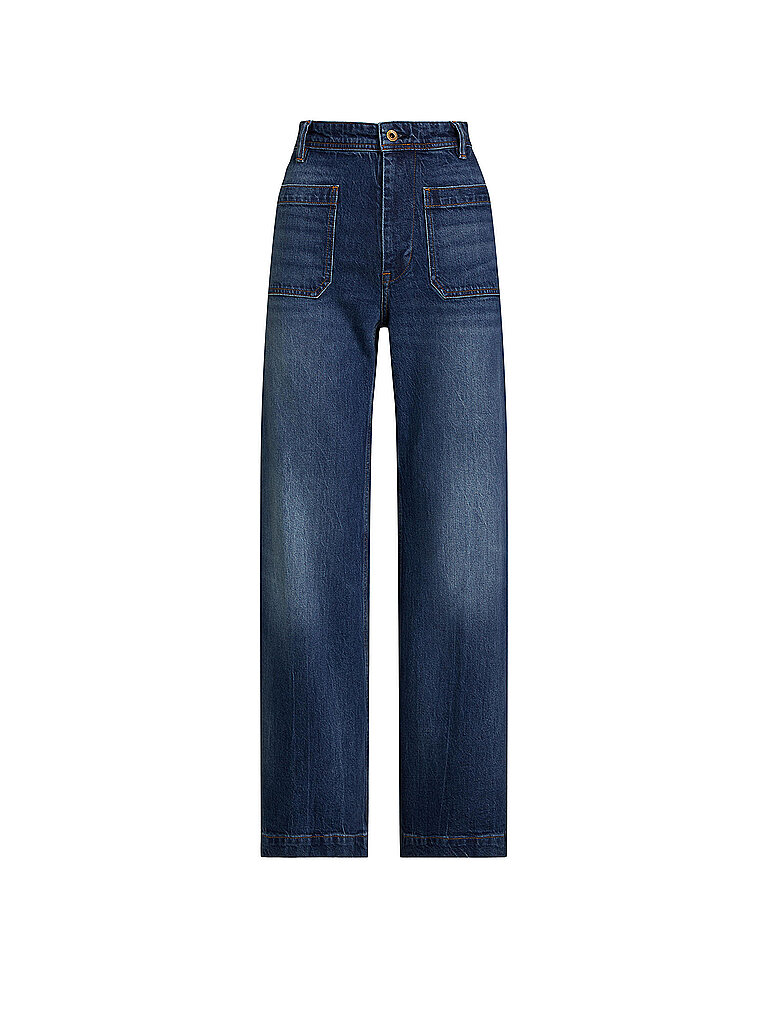 Jeans Coupe Évasée bleu marine 29