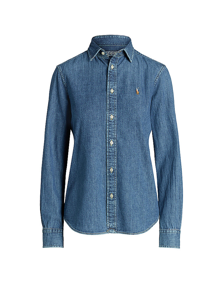Blouse en jean bleu marine 38
