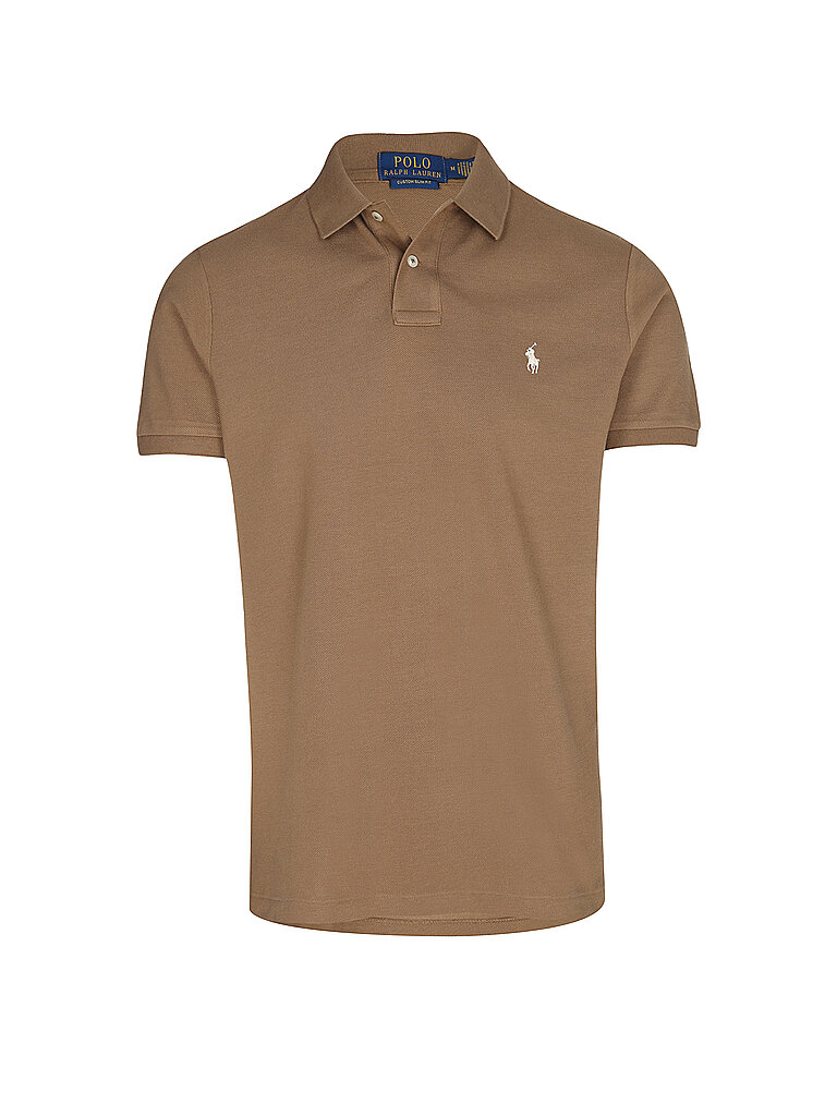 Polo Custom Slim Fit marron XL