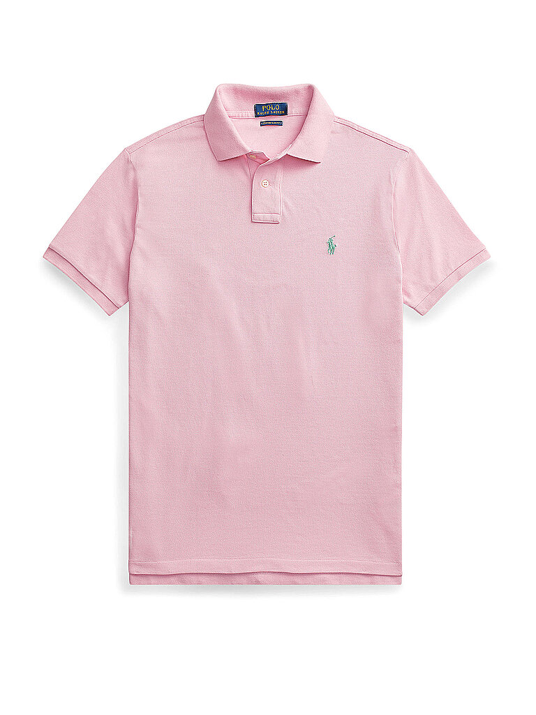 Polo Coupe Slim Personnalisée rose L