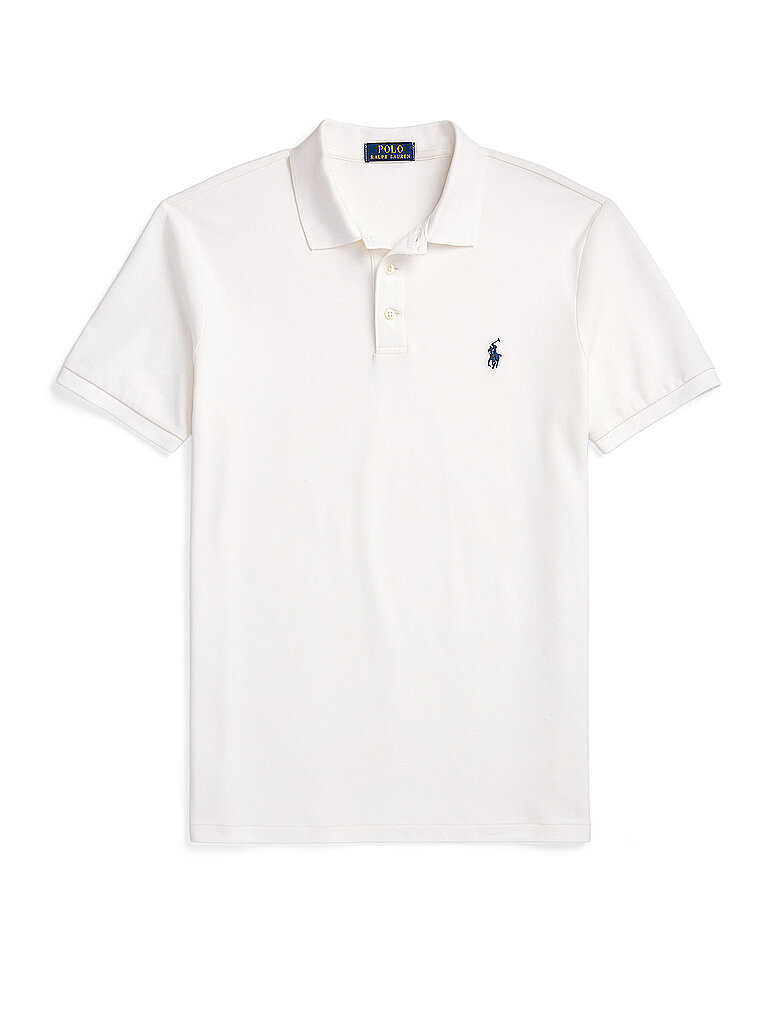 Polo coupe slim personnalisée blanc S