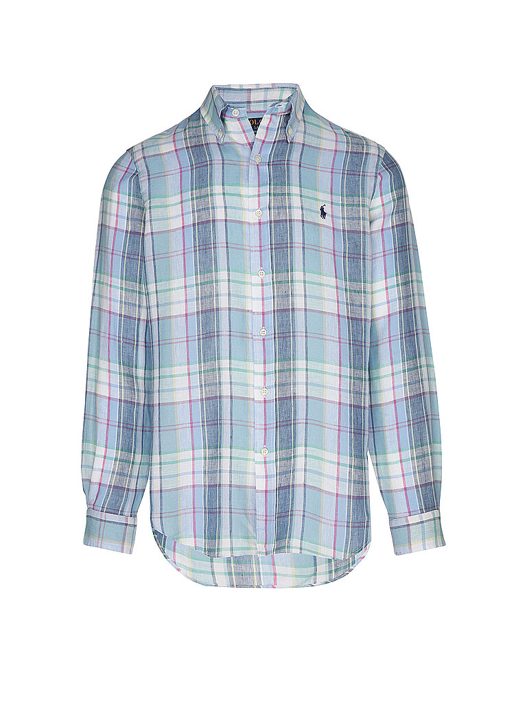 Chemise en lin bleu M
