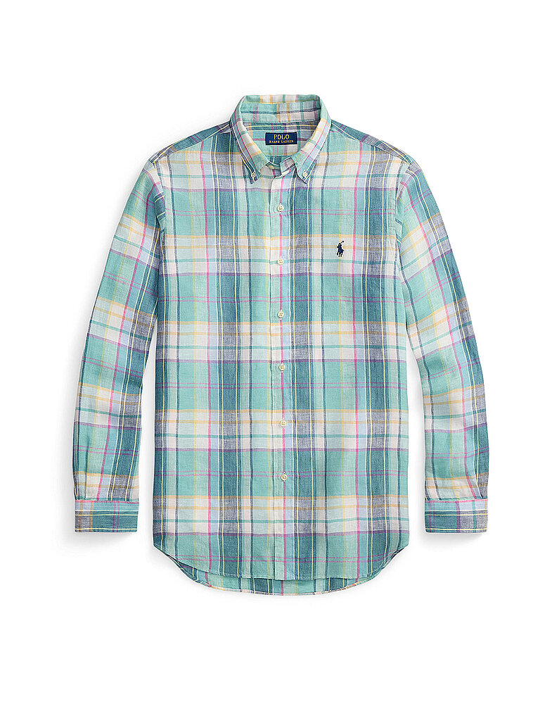 Chemise en lin vert S