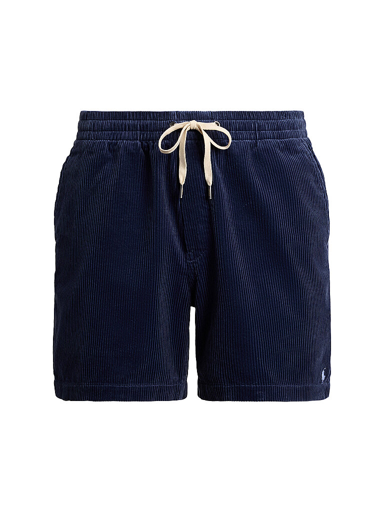 Shorts en velours côtelé bleu marine S