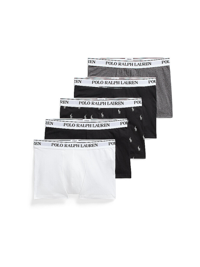 Pants Lot de 5 blanc / noir /bichr /noir blanc L