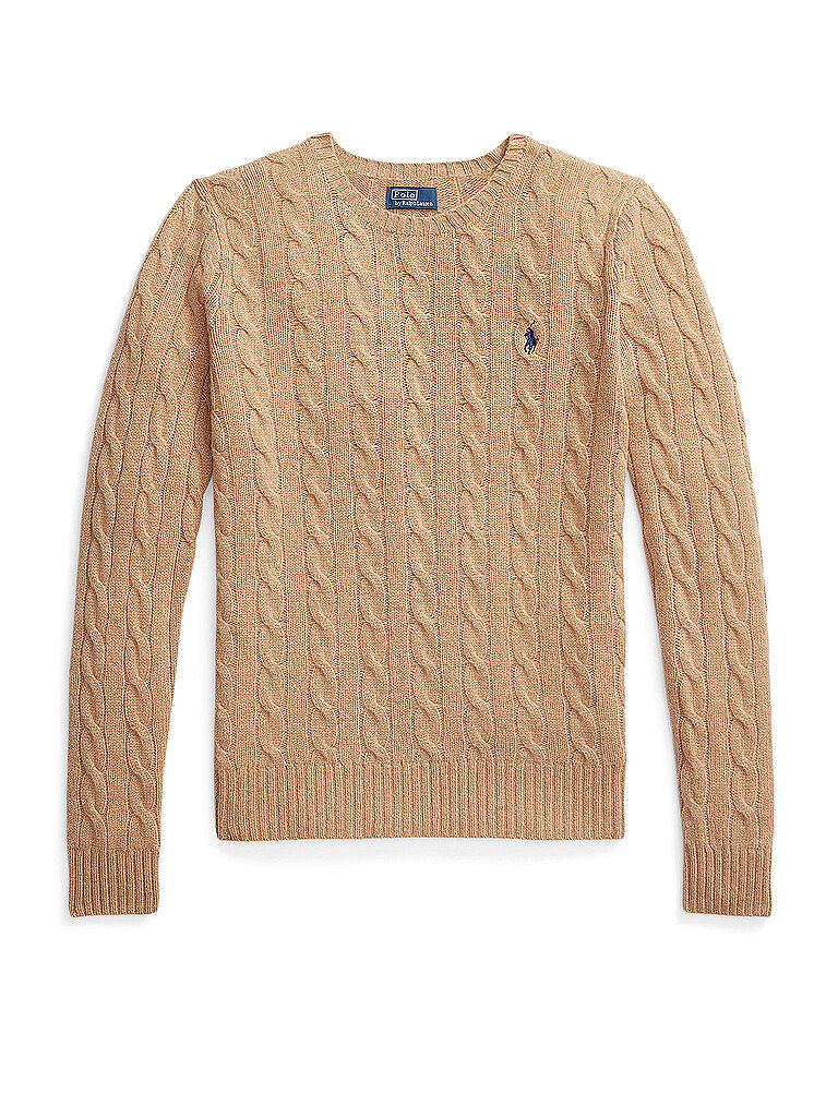 Vêtements Polo Ralph Lauren Pull torsadé à col rond en coton pour Accessoires - vue 5