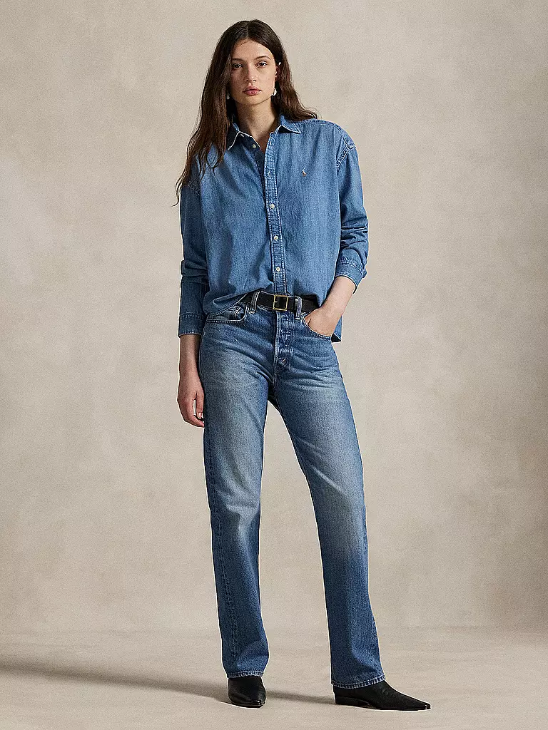 POLO RALPH LAUREN | Blouse en jean | Bleu
