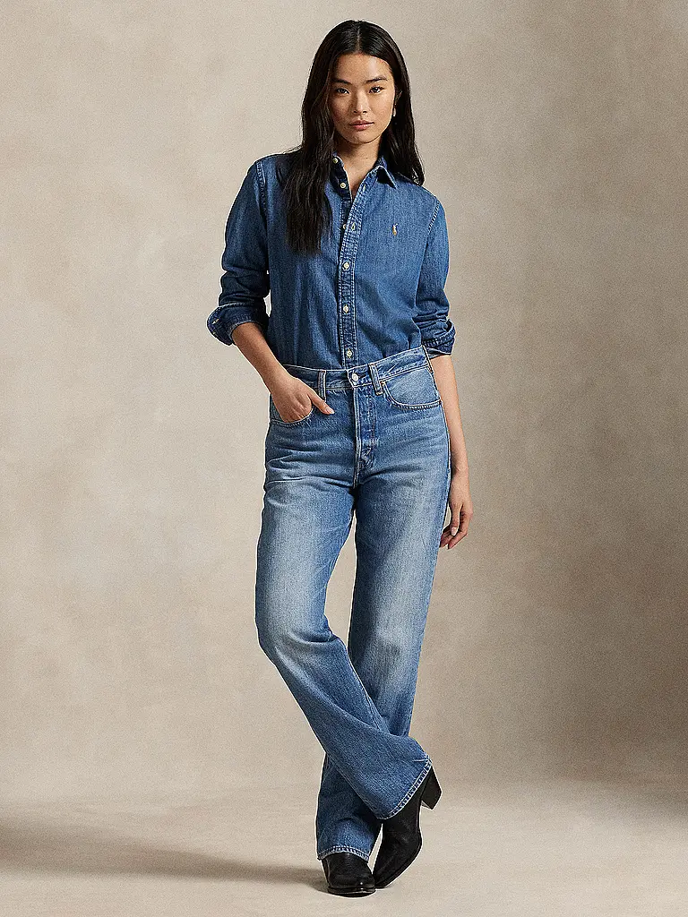 POLO RALPH LAUREN | Blouse en jean | Bleu foncé