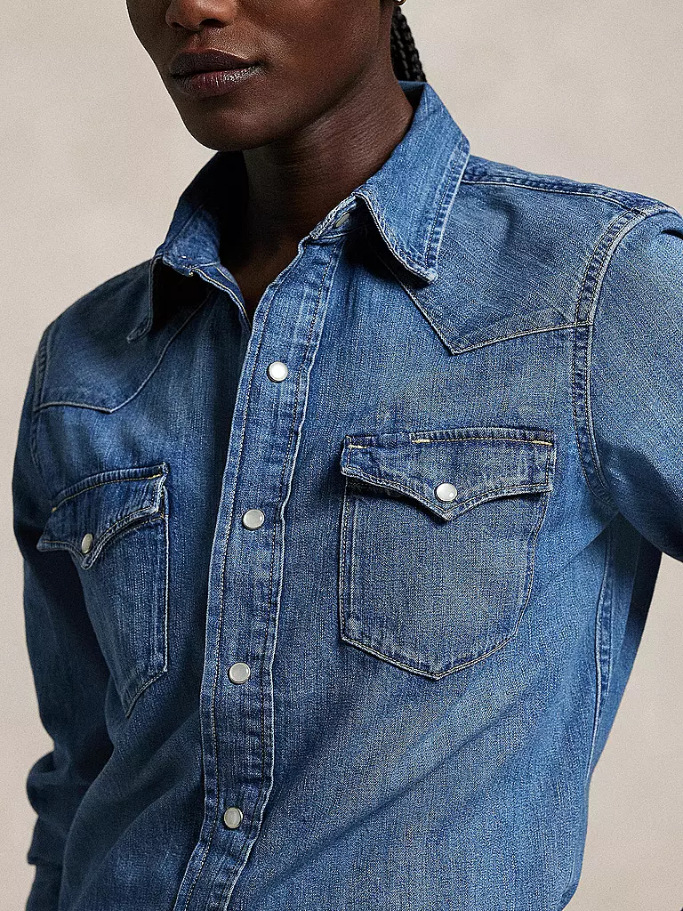 POLO RALPH LAUREN | Blouse en jean | Bleu