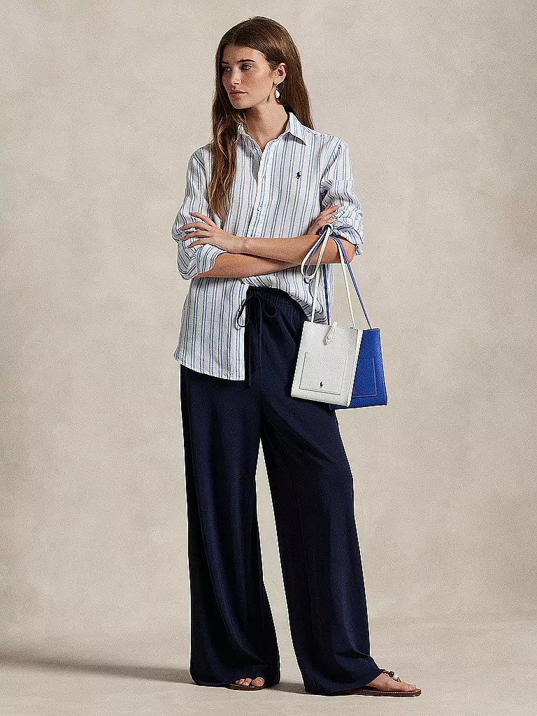 POLO RALPH LAUREN | Blouse en lin | Bleu