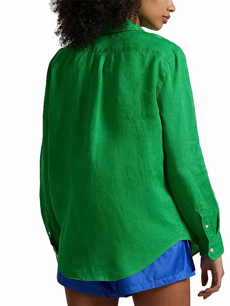 POLO RALPH LAUREN | Blouse en lin | Vert