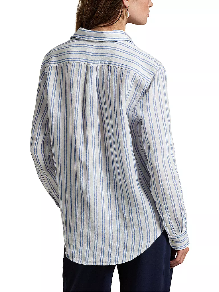 POLO RALPH LAUREN | Blouse en lin | Bleu