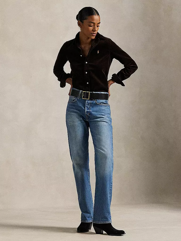 POLO RALPH LAUREN | Blouse en velours côtelé | Marron