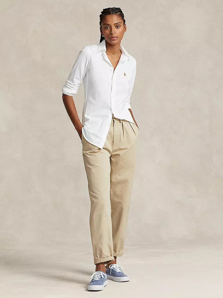 POLO RALPH LAUREN | Blouse Skinny Fit HEIDI | weiss