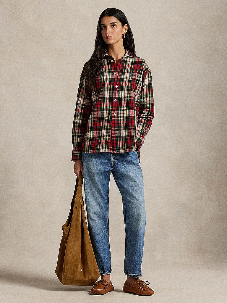 POLO RALPH LAUREN | Bluse | Rouge foncé