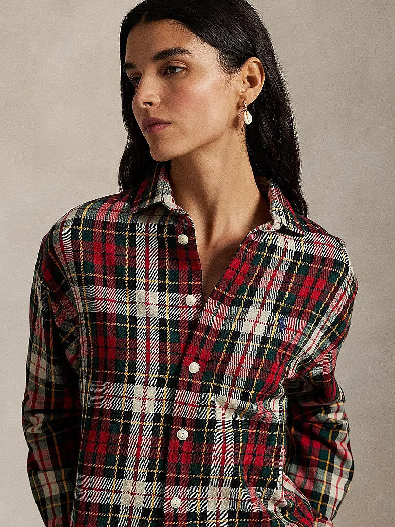 POLO RALPH LAUREN | Bluse | Rouge foncé