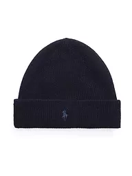 POLO RALPH LAUREN | Bonnet en cachemire | Bleu foncé