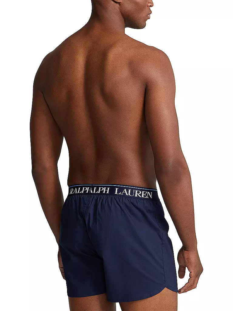 POLO RALPH LAUREN | Boxers 3 pièces bleu marine | Bleu