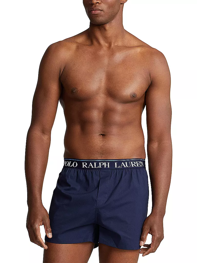 POLO RALPH LAUREN | Boxers 3 pièces bleu marine | Bleu