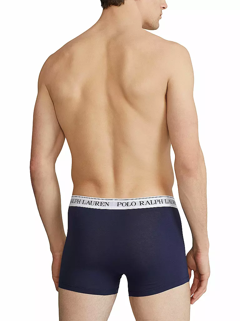 POLO RALPH LAUREN | Boxers Lot de 3 marine blanc | 