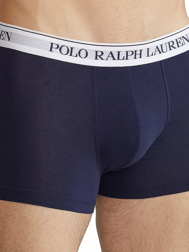 POLO RALPH LAUREN | Boxers Lot de 3 marine blanc | 