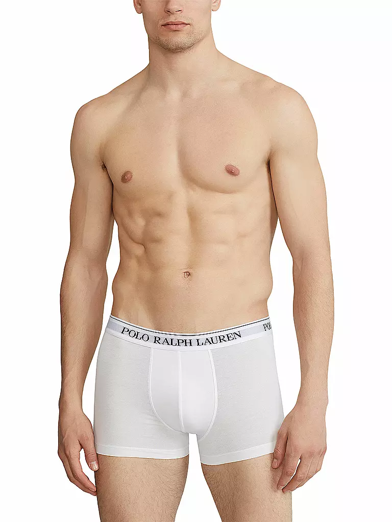 POLO RALPH LAUREN | Boxers Lot de 3 marine blanc | 