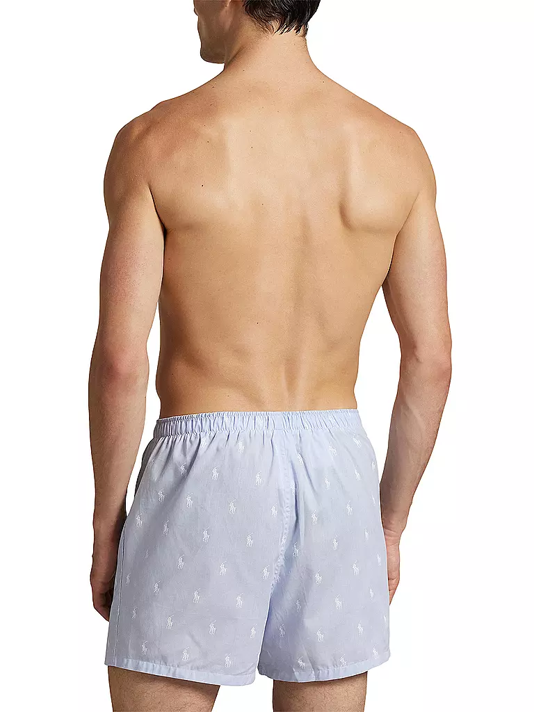 POLO RALPH LAUREN | Boxershorts lot de 3 bleu aop | Bleu