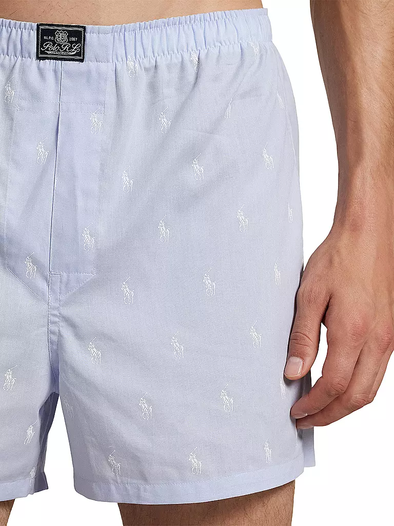POLO RALPH LAUREN | Boxershorts lot de 3 bleu aop | Bleu