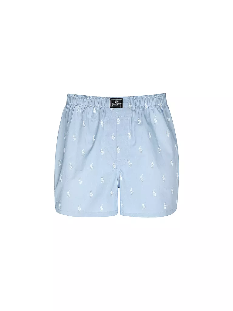 POLO RALPH LAUREN | Boxershorts lot de 3 rayé / blanc / bleu estival | Blanc