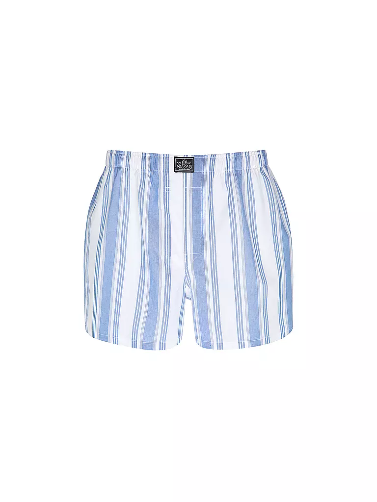 POLO RALPH LAUREN | Boxershorts lot de 3 rayé / blanc / bleu estival | Blanc