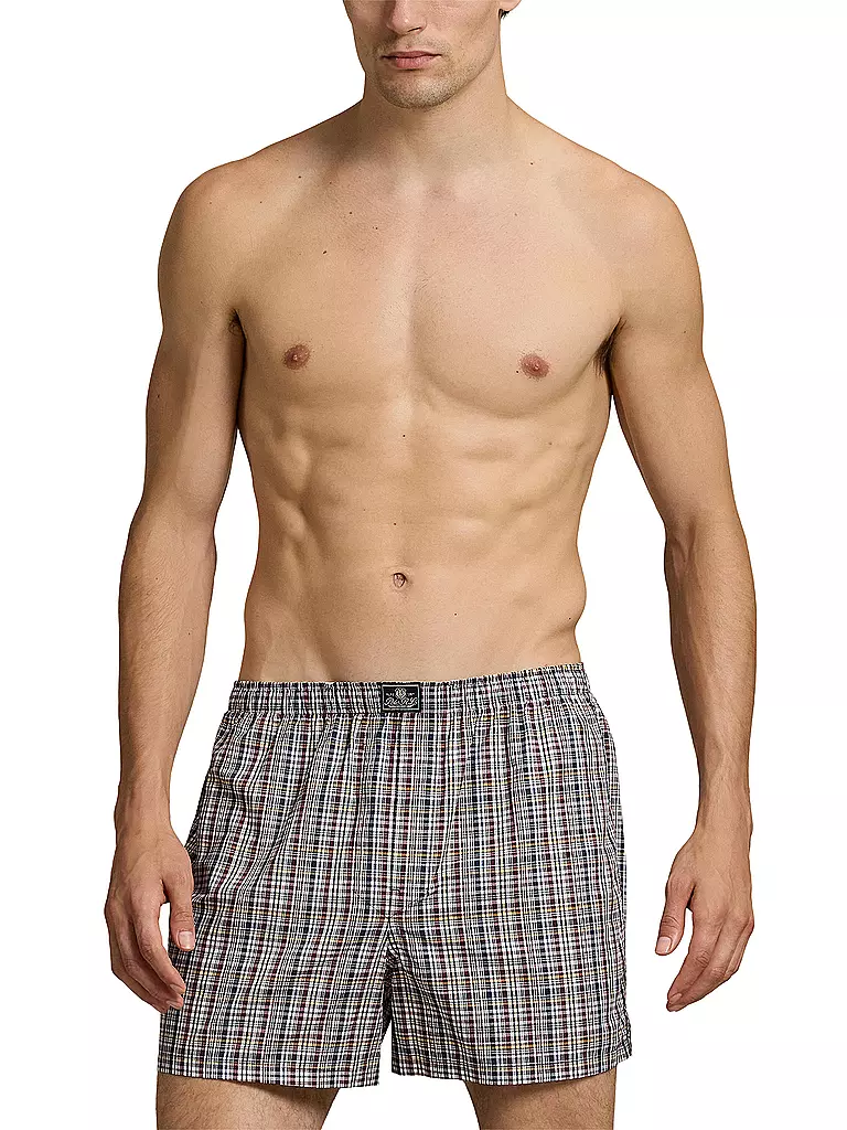 POLO RALPH LAUREN | Boxershorts lot de 3 rouge / écru | Bleu