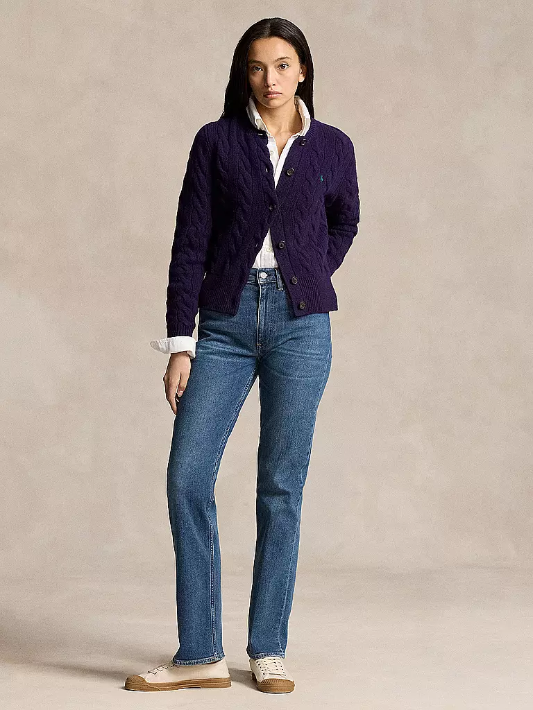POLO RALPH LAUREN | Cardigan Slim Fit | Lilas