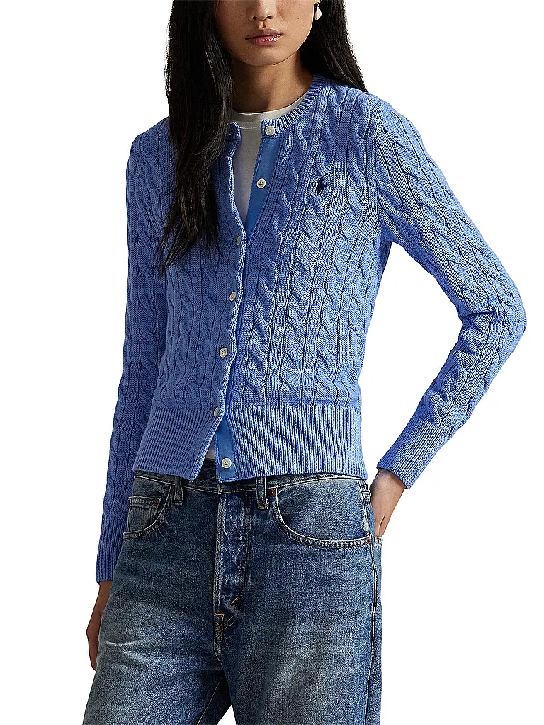 POLO RALPH LAUREN | Cardigan Slim Fit | Bleu clair