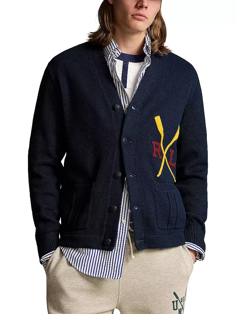 POLO RALPH LAUREN | Cardigan | Bleu foncé