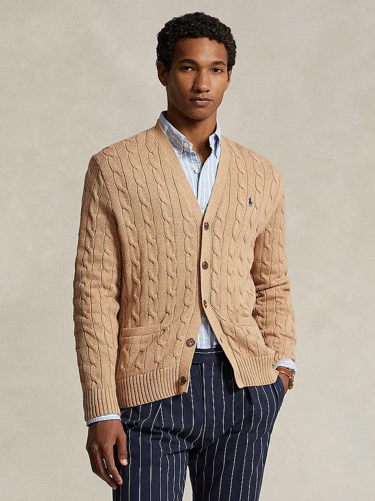 POLO RALPH LAUREN | Cardigan | Camel